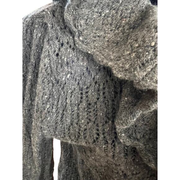 Ralph Lauren Gray Ruffle Sweater - Picture 8 of 11